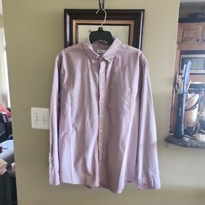 Men's Pink Button-Up Shirt
